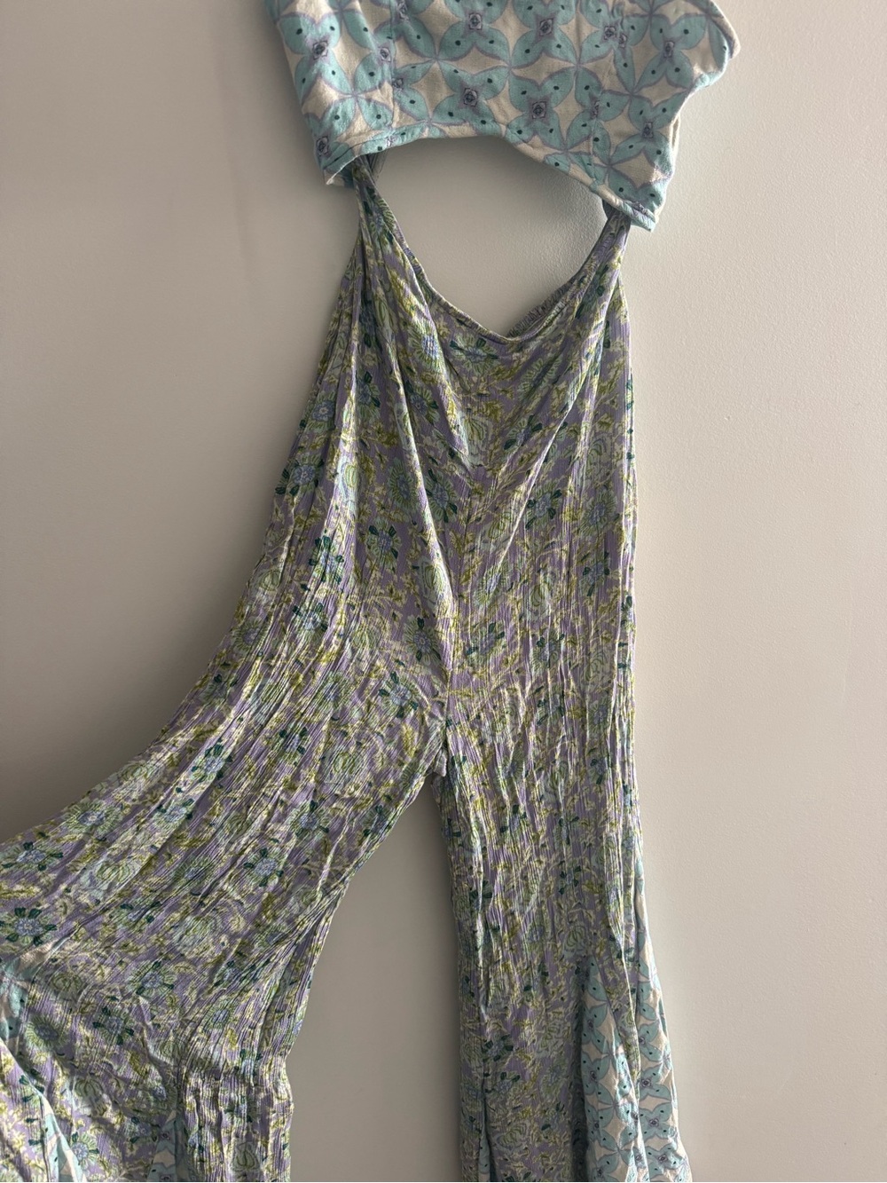 Free People Juliet Cutout Strapless Wide Leg Jumpsuit - Picture 4 of 10